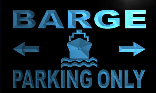 Barge Parking Only Neon Light Sign